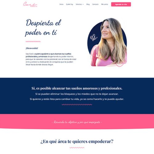 Diseño Sitio Web Cocó Poblete