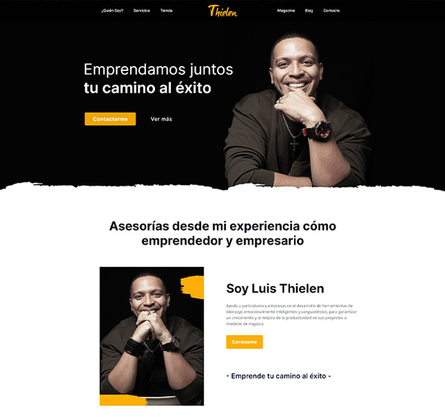 Diseño Sitio Web Luis Thielen